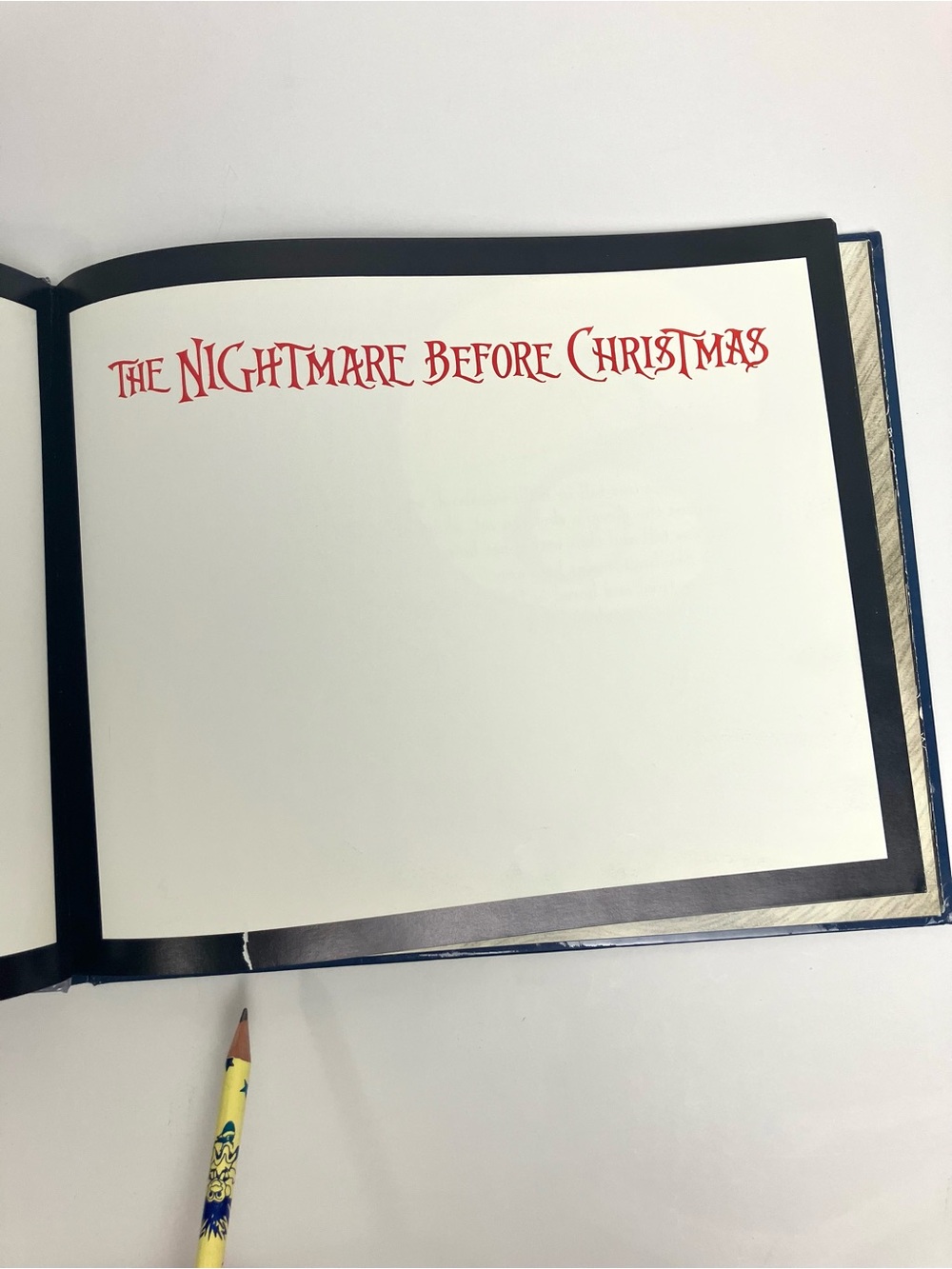 First Edition 1st Printing 1993 The Nightmare Before Christmas Vintage Book - Picture 8 of 17